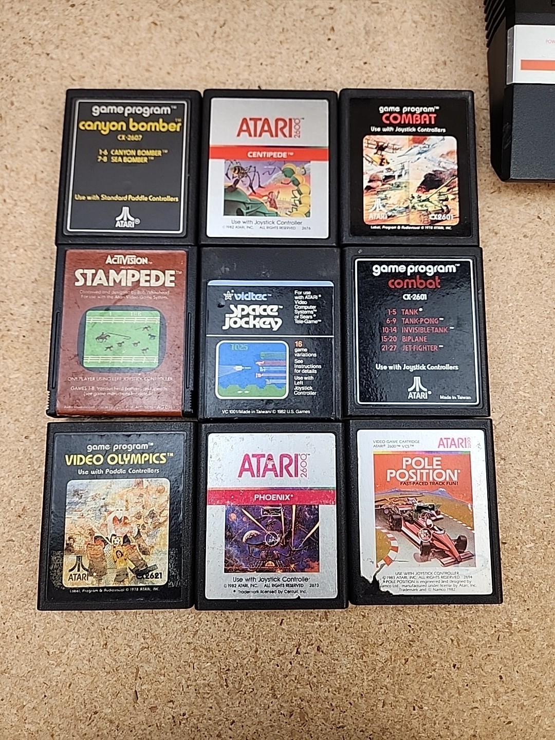 Huge Atari 2600 Junior Jr Console System Bundle w/Controllers & 32 Games TESTED