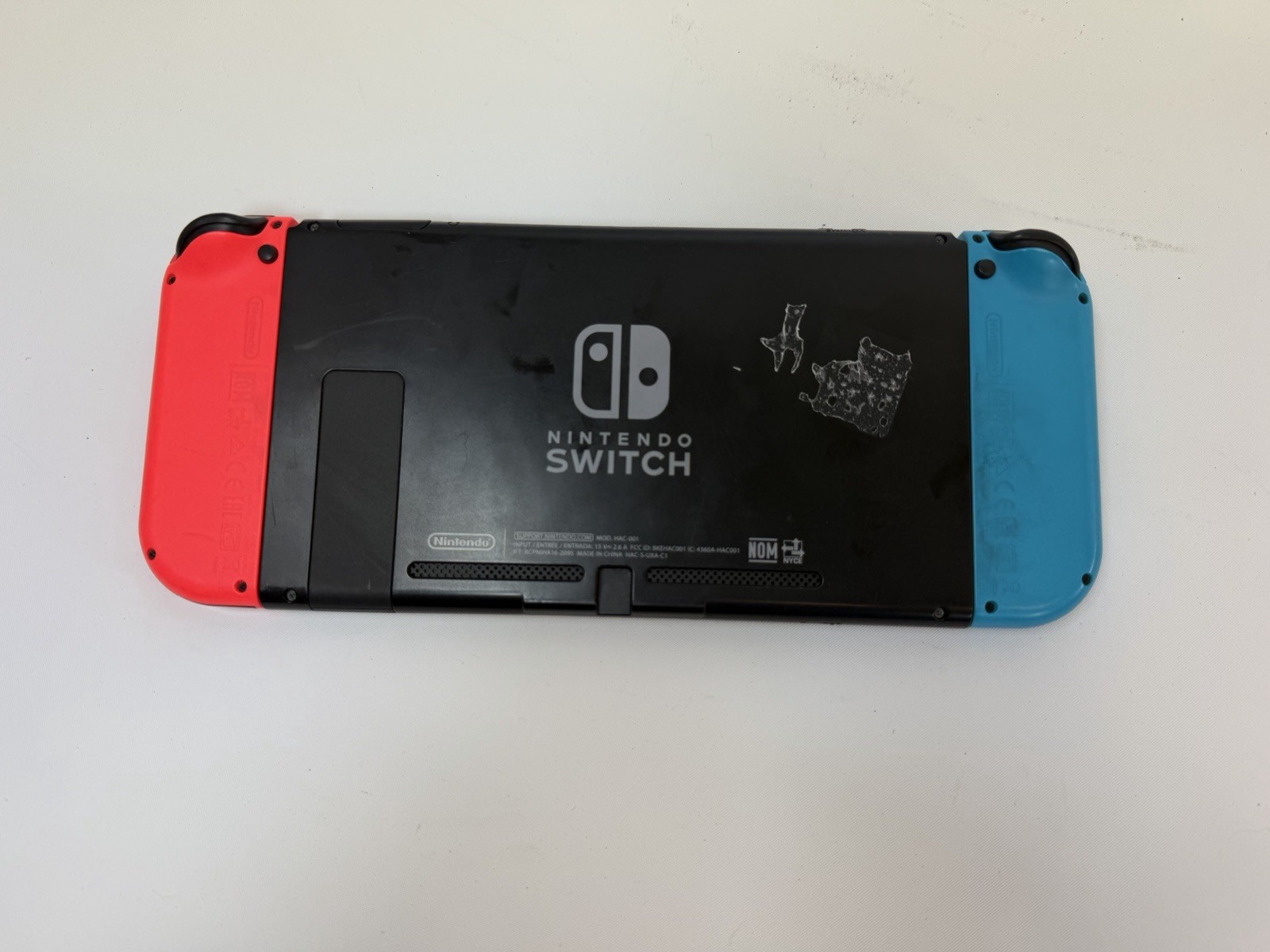 Nintendo Switch HEG-001 Console Gaming System Blue & Red Neon