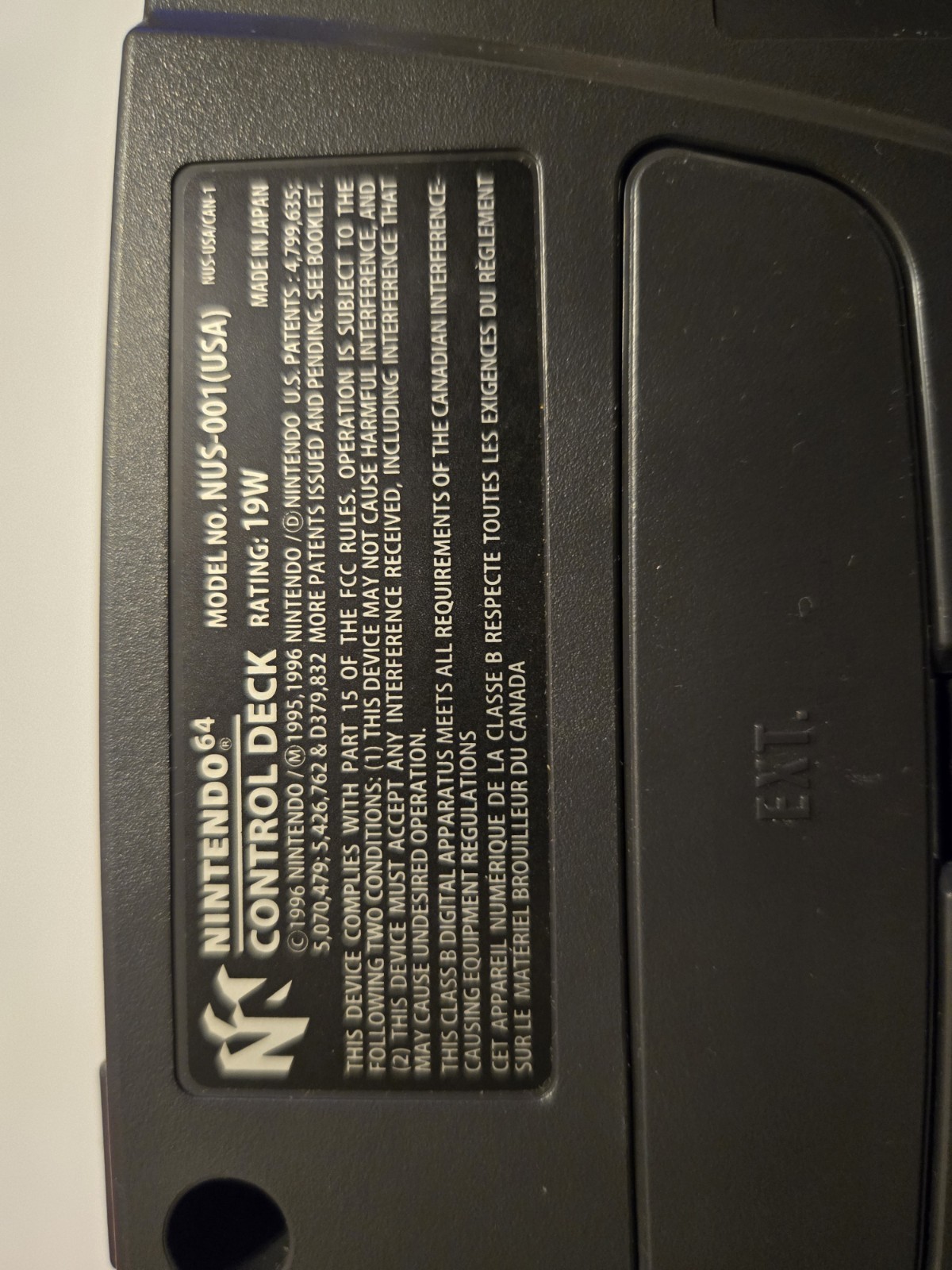 Nintendo 64 NUS-001 USA Console Boxed Tested Working OEM Controller Instruction