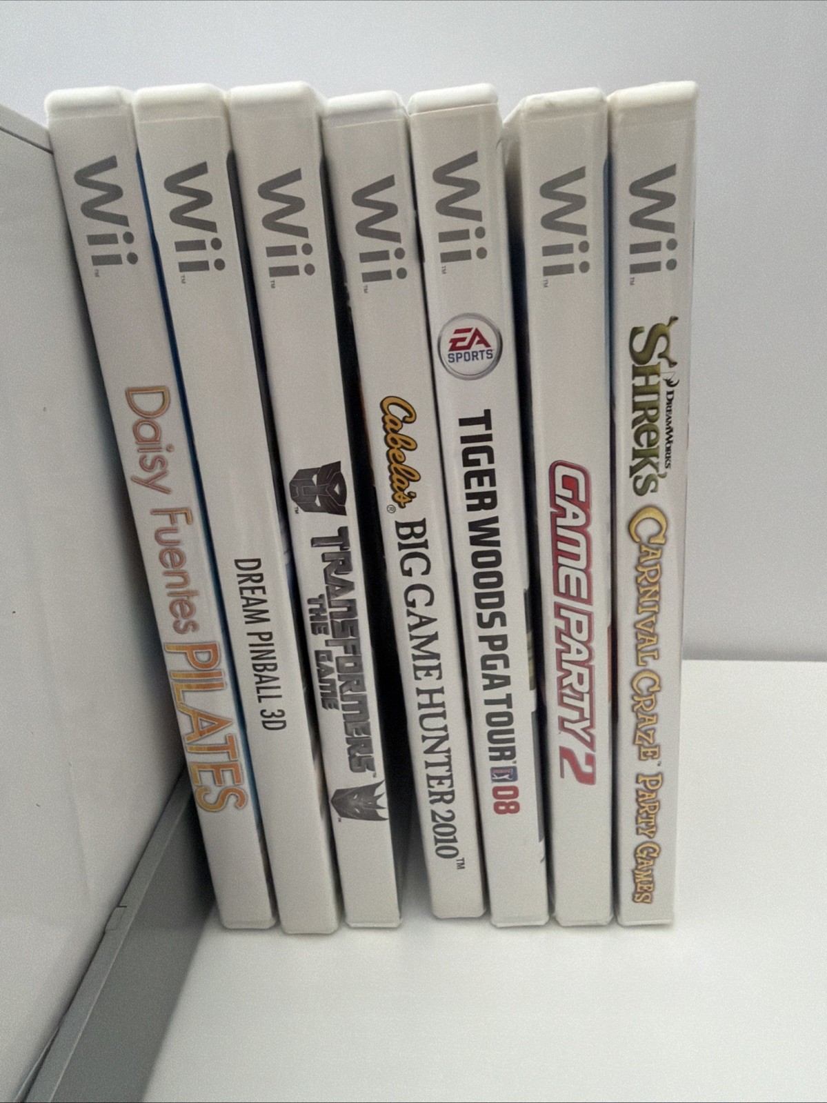 Wii Console Bundle Tested with 7 Games, 1 Controller, and 1 Nunchuck + Cables