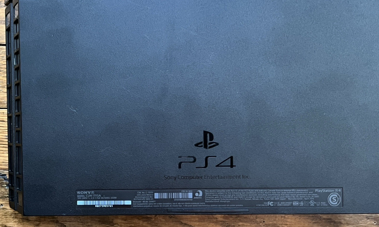 Sony PlayStation 4 CUH-1115A 500GB Console with Hookups Cleaned Tested & Working