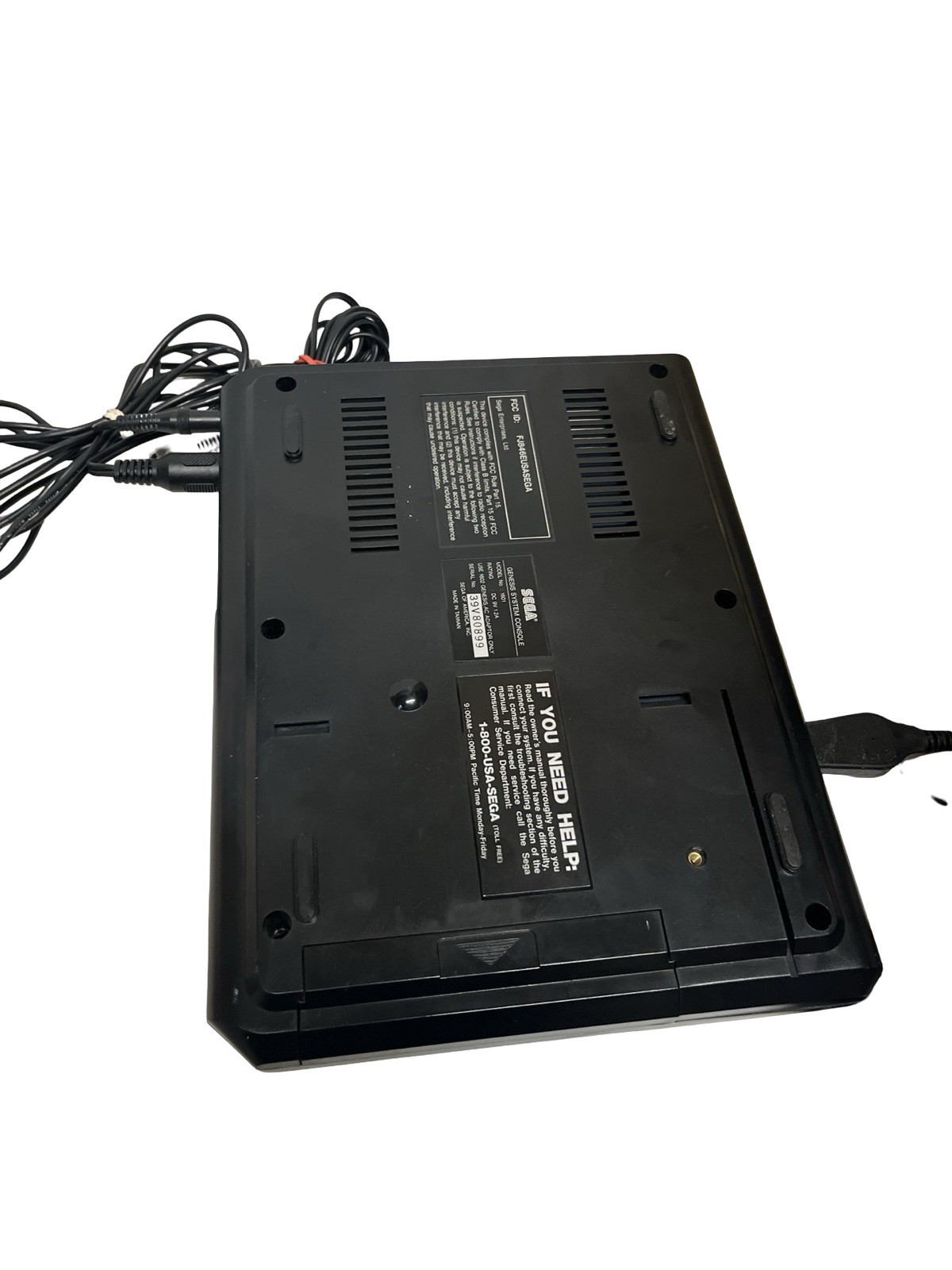 Sega Genesis Model 1 MK-1601 Console 1 Controller Power Adapter Av Cable Tested