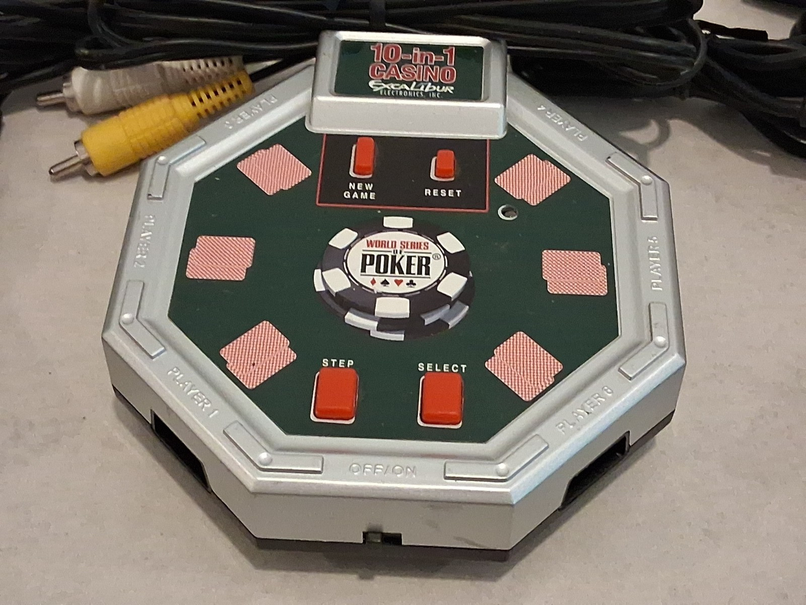 TV Plug & Play Casino Multi-Player 10 Games-in-one WSOP World Series of Poker