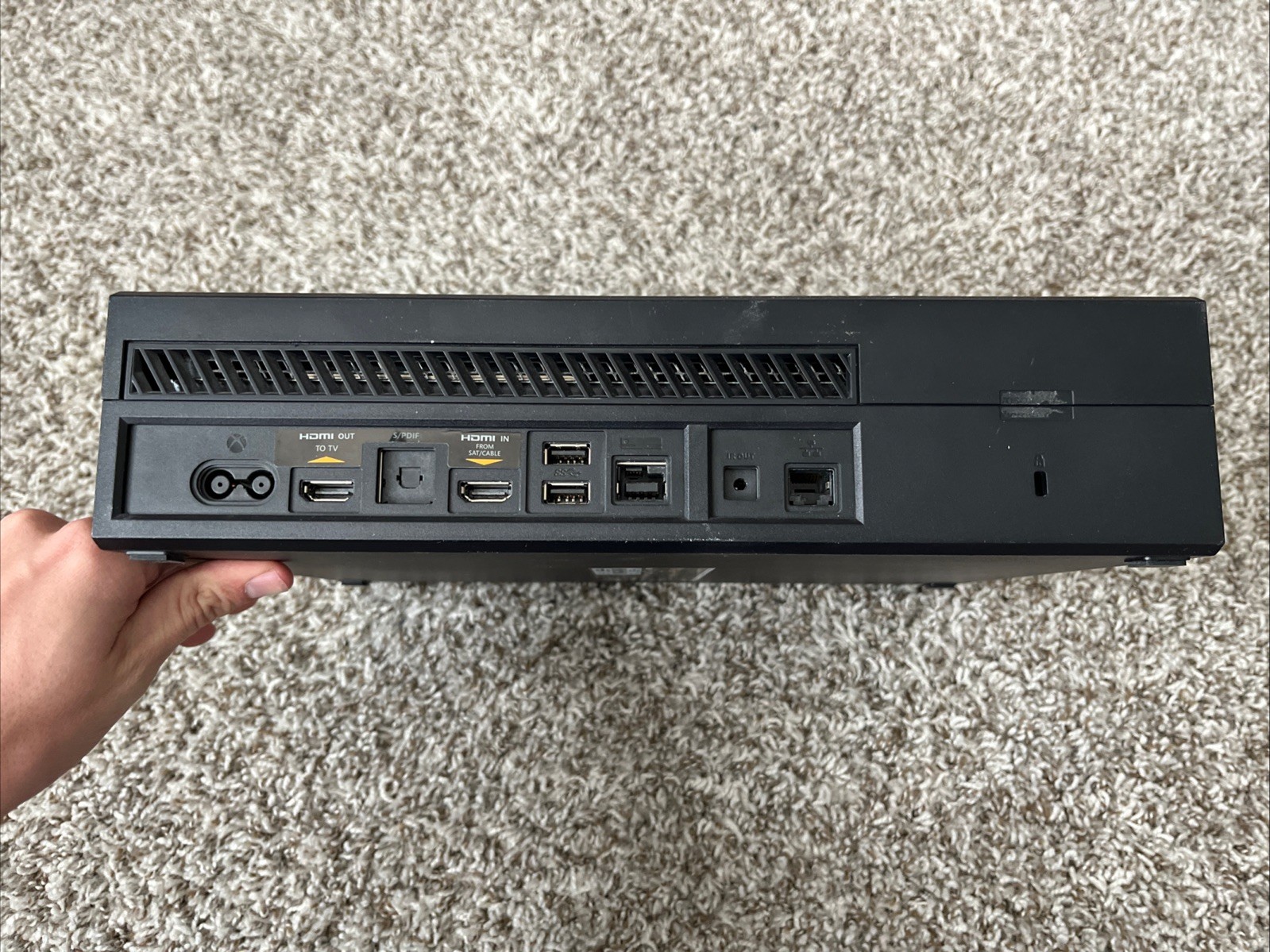 Xbox One Console 500GB With Kinect /Power Supply, Working (Read Description)