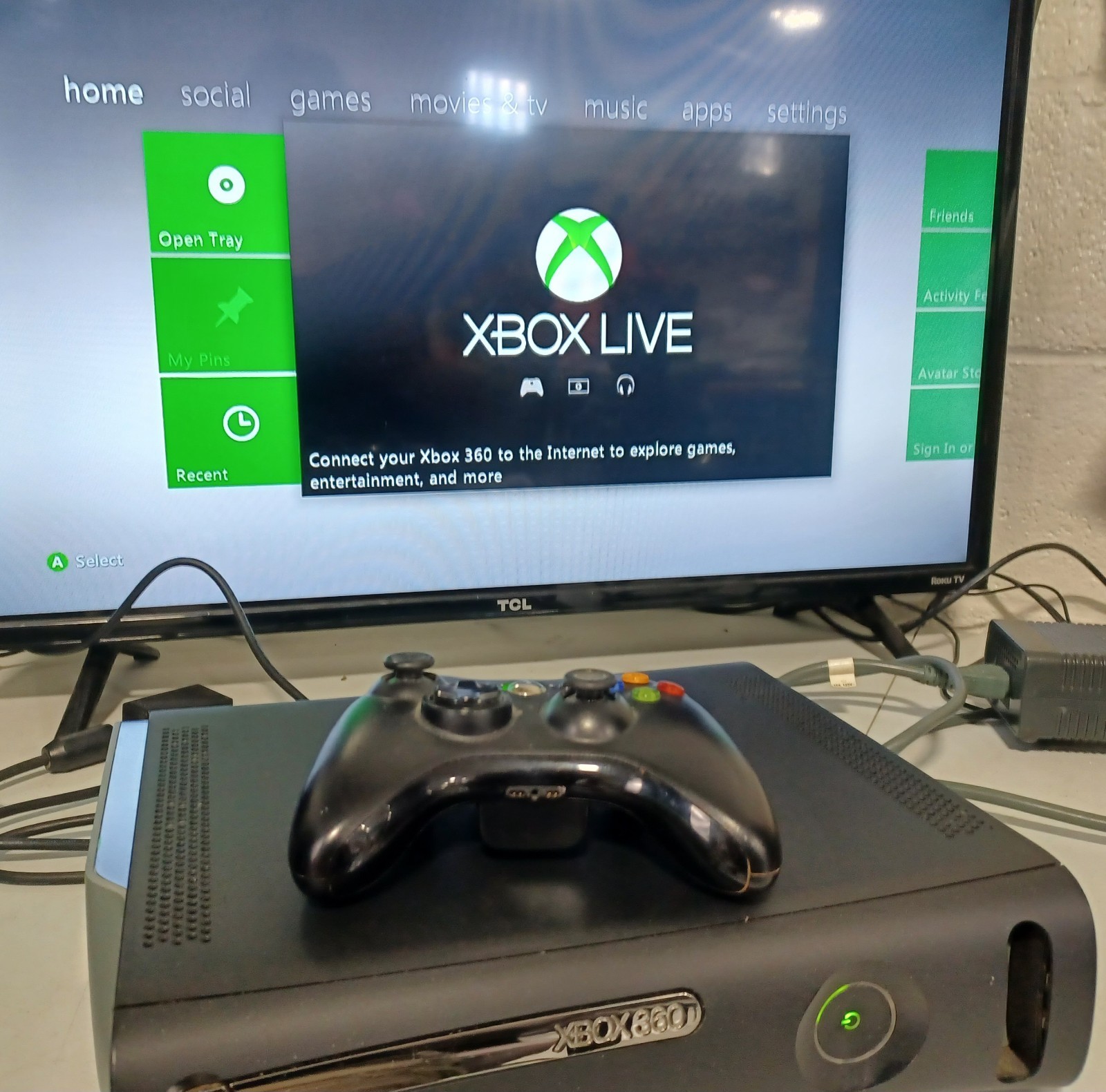Grey Original Xbox 360 Fat «Jasper V2» Console 20GB HDD Bundle – Tested Working