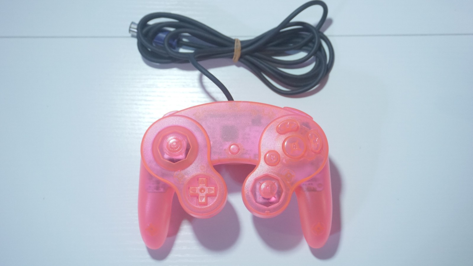 Pastel Pink Nintendo GameCube Console DOL-101 (USA) with Pink LED & Controller