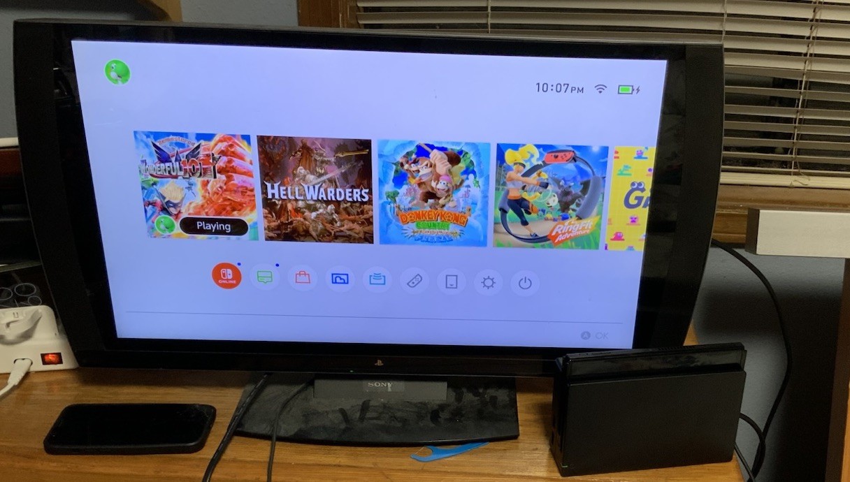 Nintendo Switch 32GB Handheld Console – Neon Red/Neon Blue