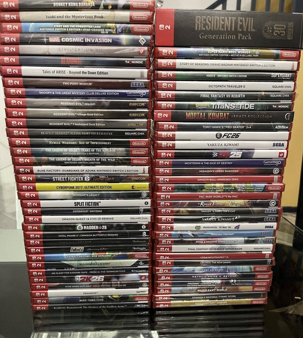 Nintendo Switch 2 Home Console Bundle w/ 66 Factory Sealed Games! Ships Fast!