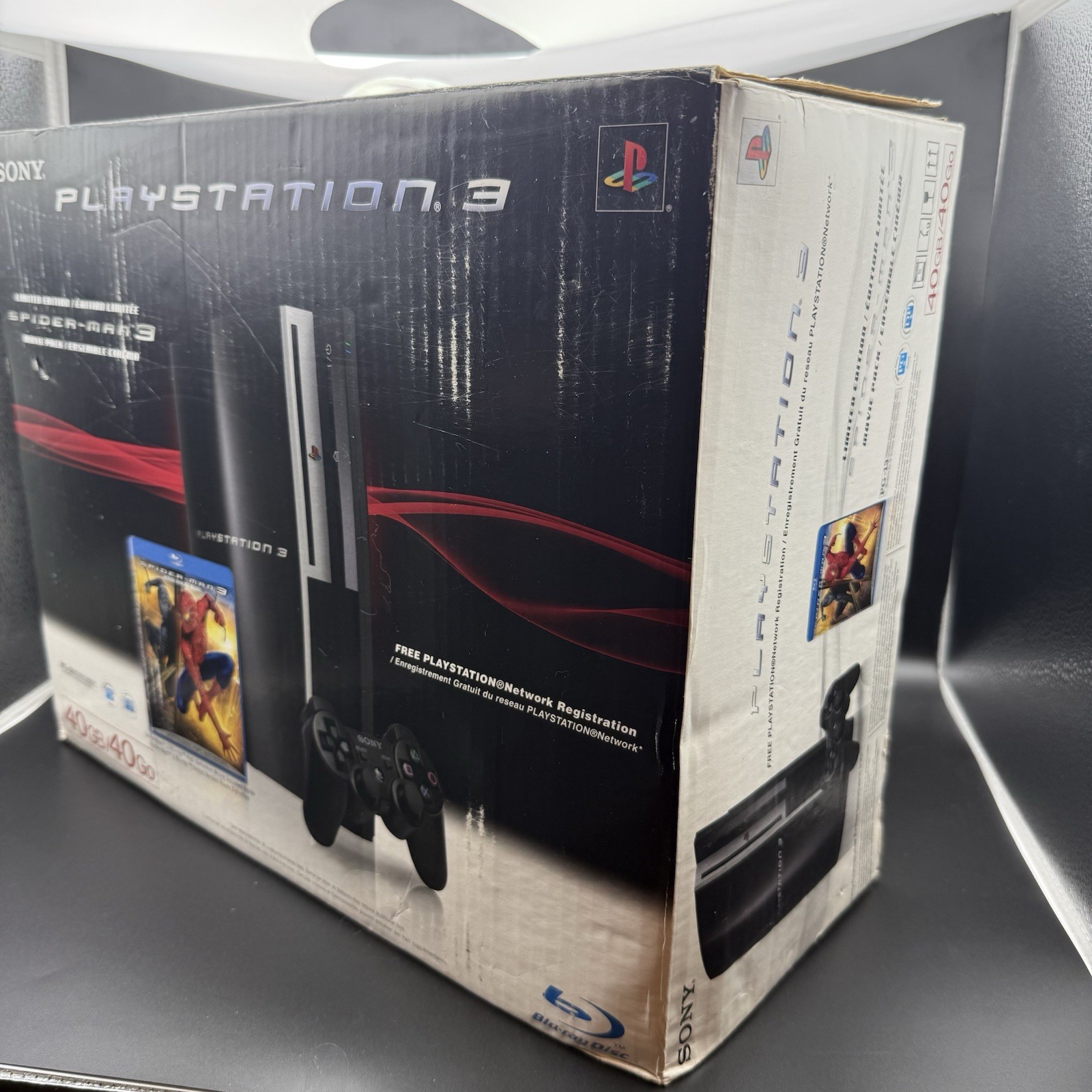 NEW RARE Sony PlayStation 3 PS3 Spiderman 3 Launch Edition 40GB Console CECHG01