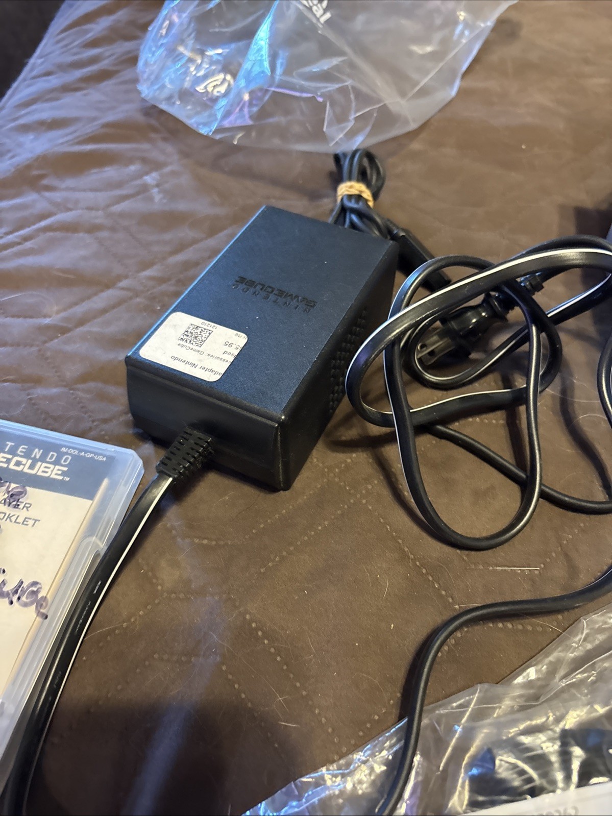 Nintendo GameCube Silver Console with Game Boy Player, Disc CIB and Controller