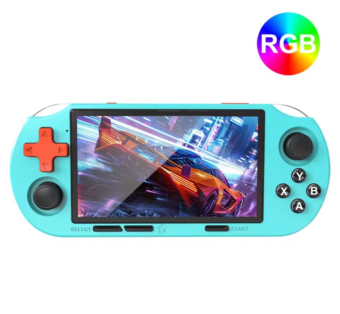 GAMINJA Handheld Console ANS16 4.5-inch IPS Screen RGB Backlight Pre-loaded with