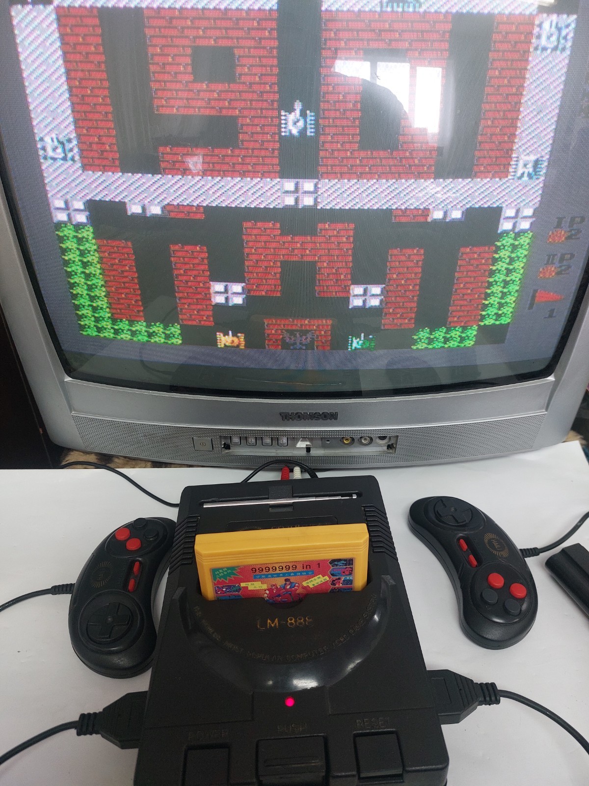 Haili lm-888 Terminator video game console from 90’s full kit box cartridge 9999