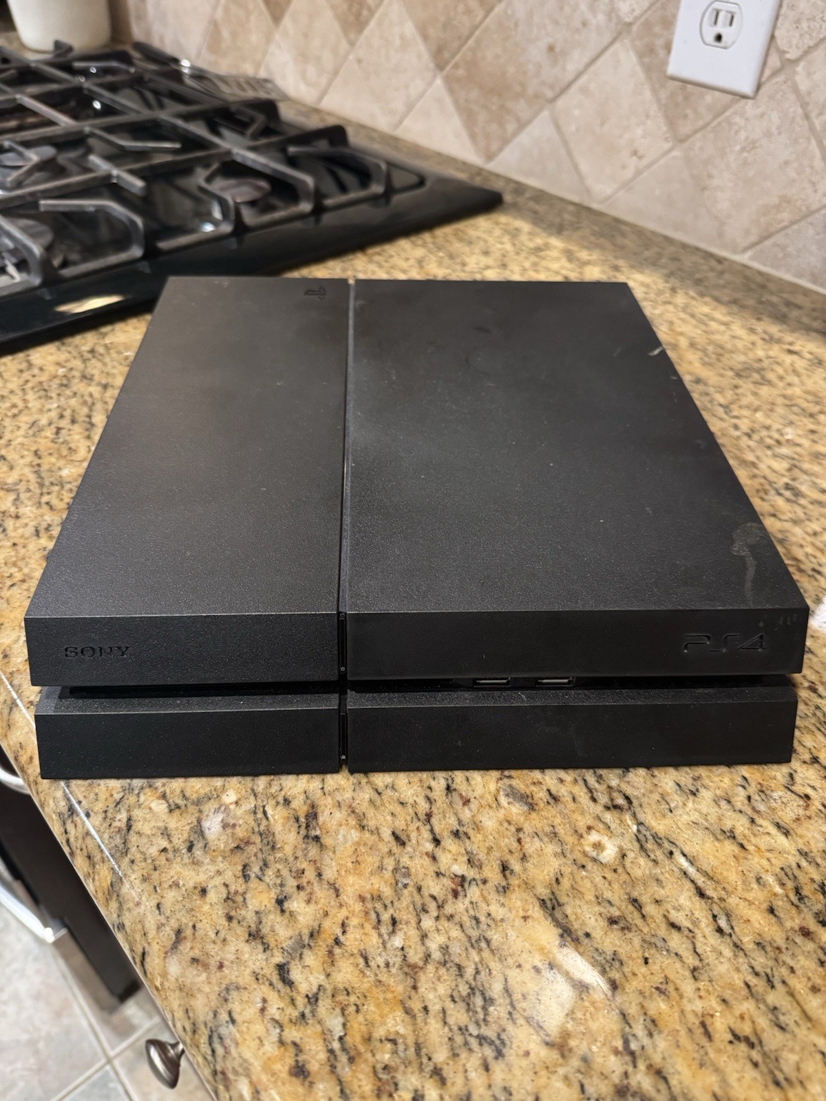Sony PlayStation 4 500GB Jet Black Console Fw 7.00