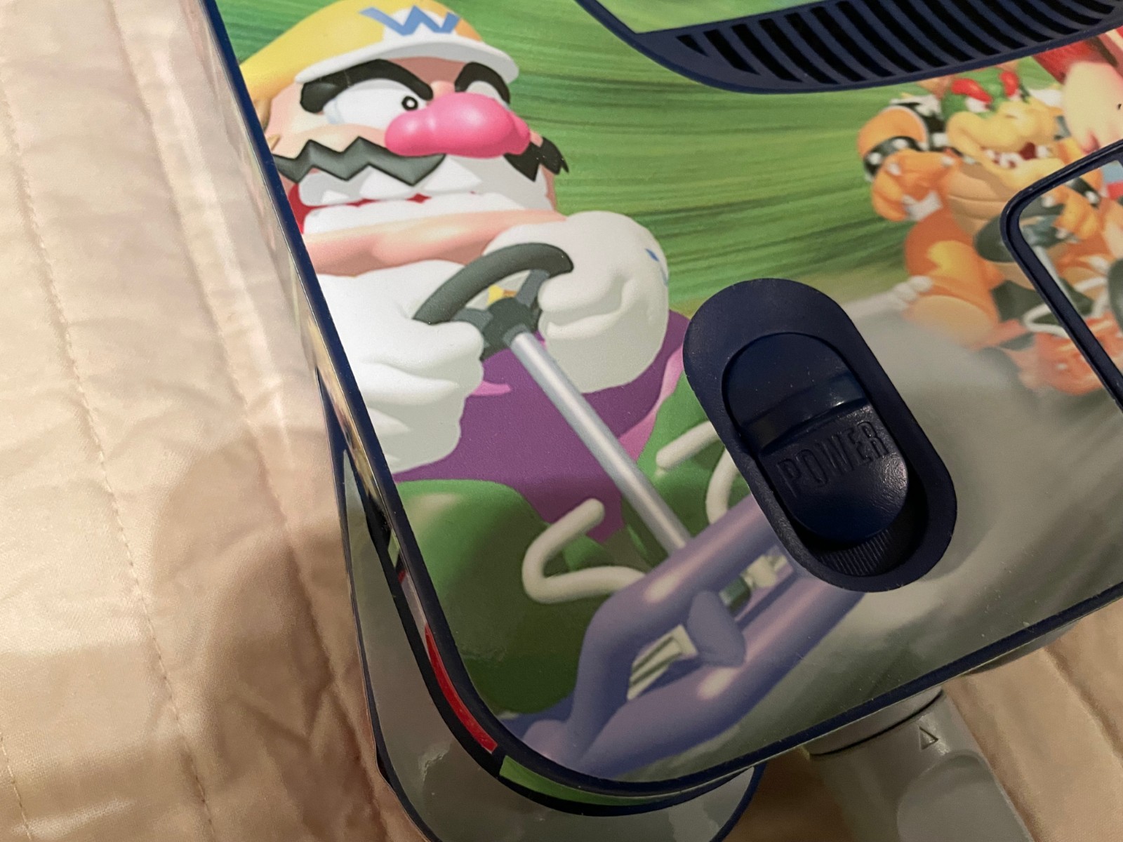 Nintendo 64 Console -Painted Blue/Light Blue/Red SuperMario Kart 3d Decals