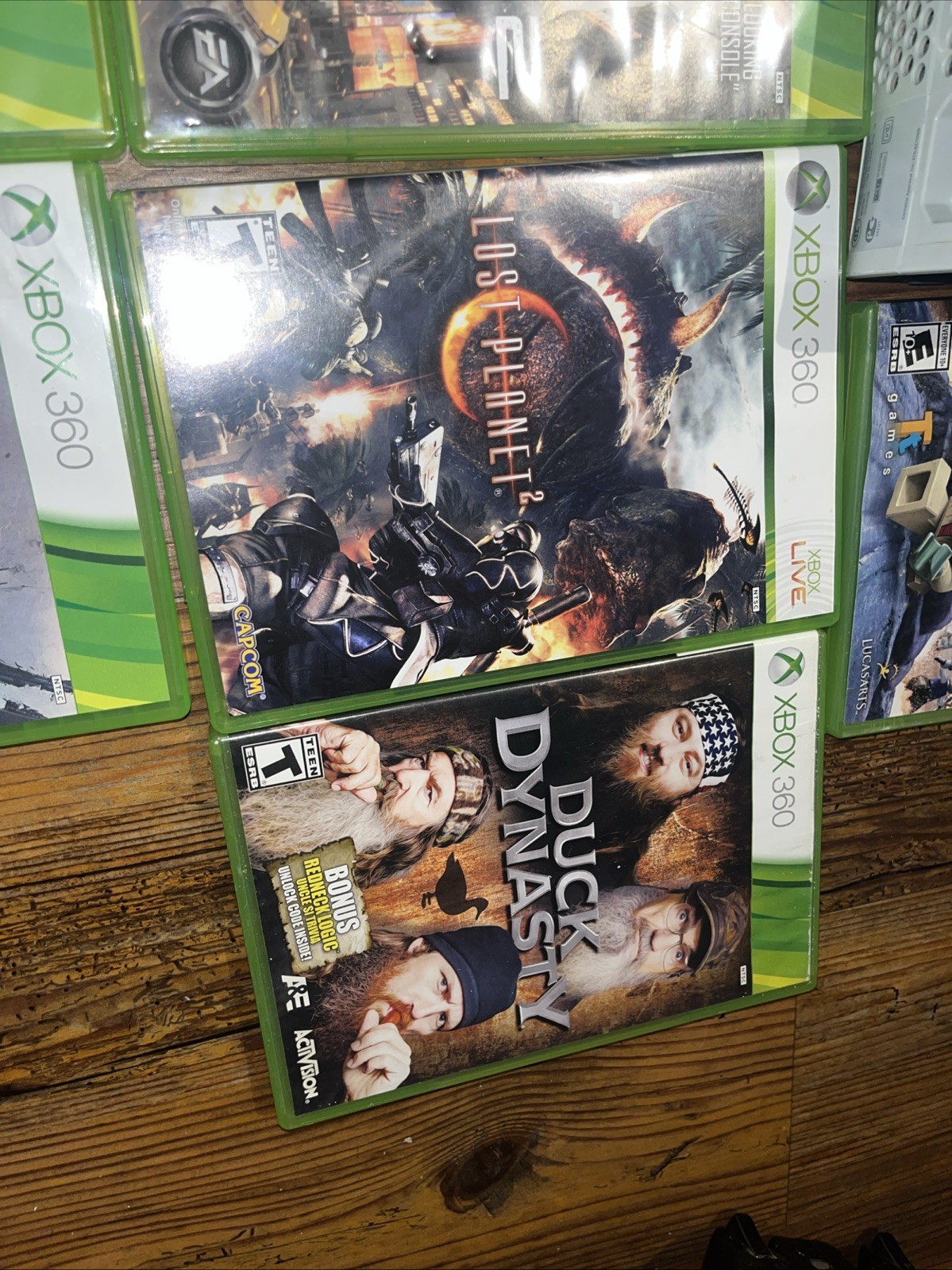 Xbox 360 60gb White Console bundle w/ games & Cords