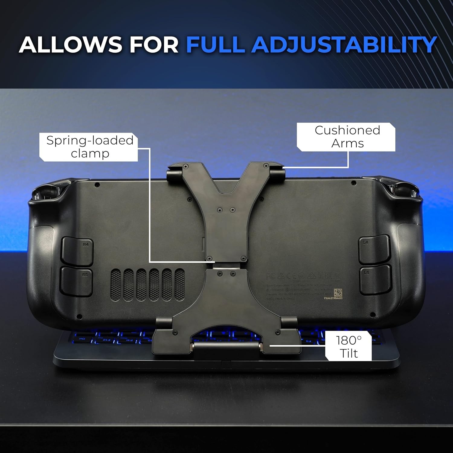 High-Performance Bluetooth Trackpad Keyboard with RGB for Steam Deck Gaming