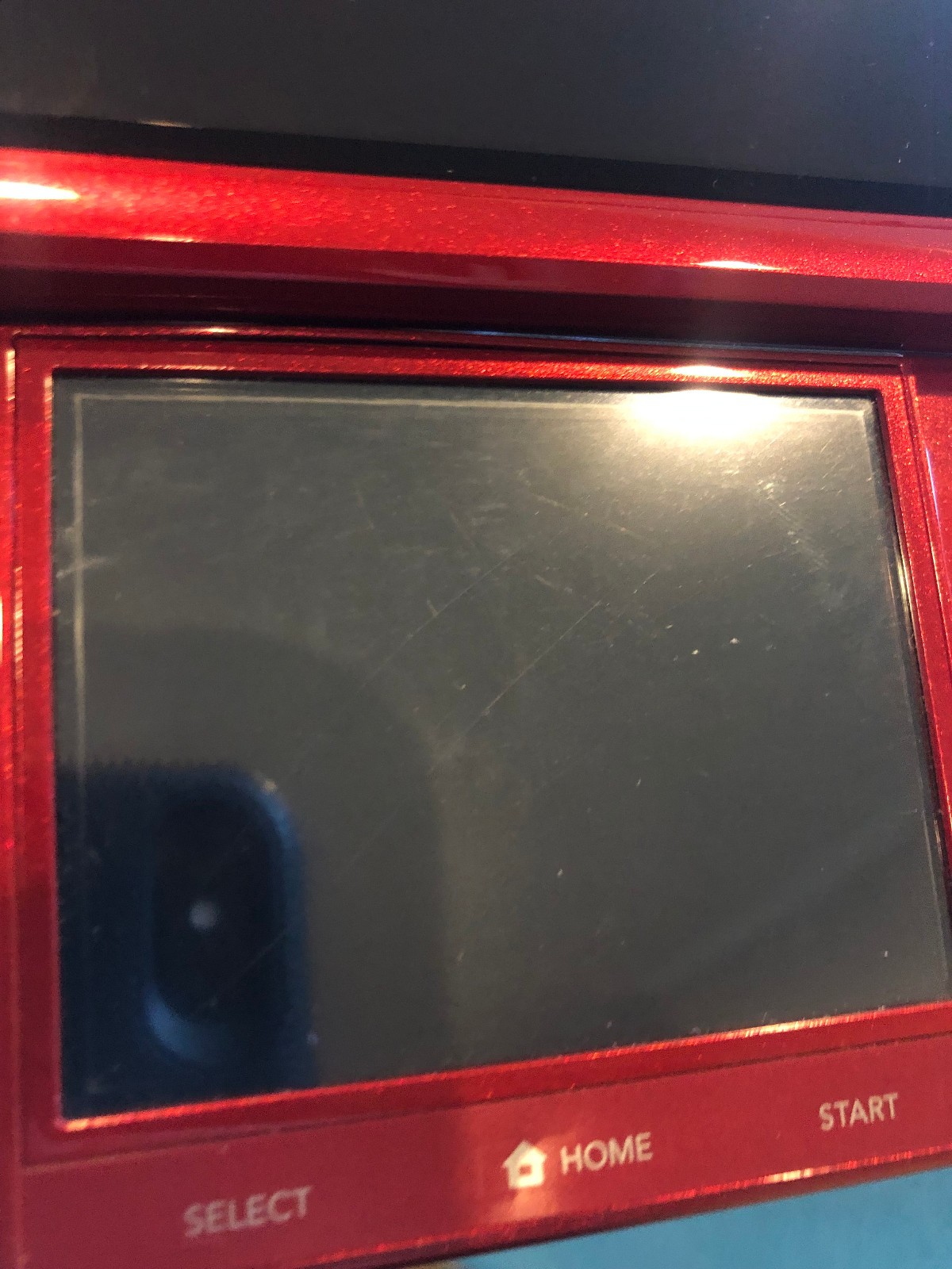 Nintendo 3DS Flame Red CTR-001 Handheld Console — Fully Tested
