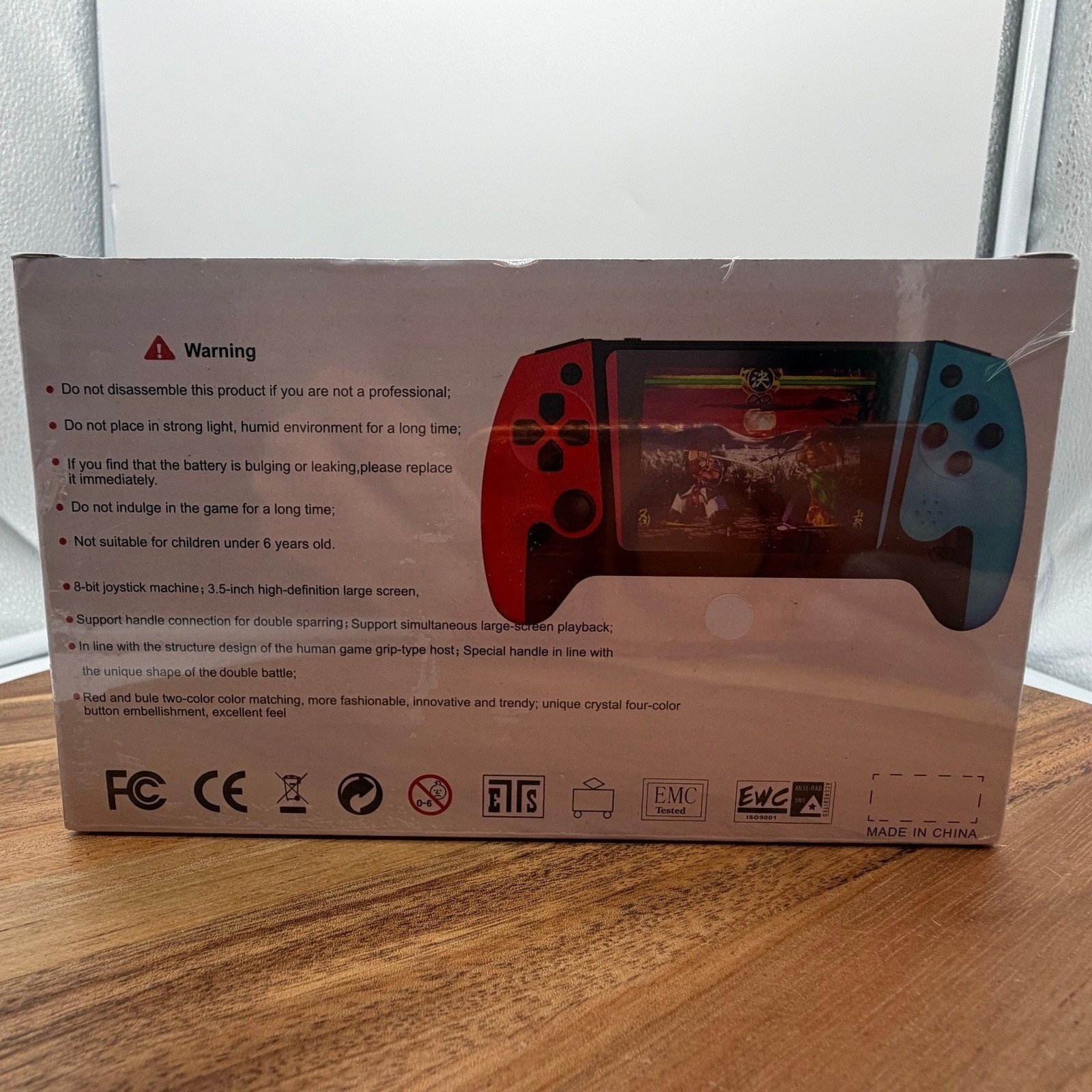 Q21 Handheld Game Console 3.5 Inch HD Screen 8-Bit Retro Portable System 0596