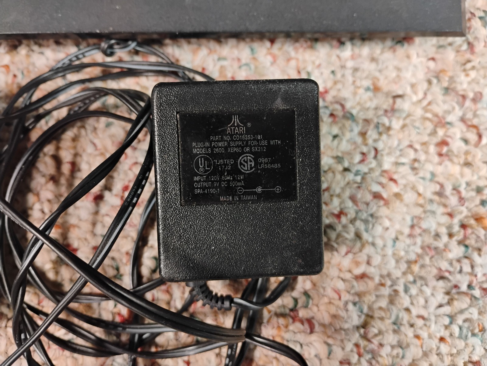 Atari 2600 Jr Junior Rainbow Console w/ Combat,Cables,Controllers – Tested Works