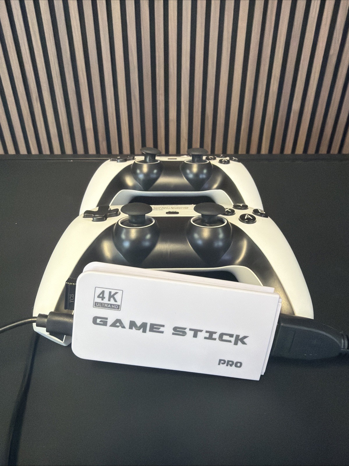 4K Game Stick Pro Console | 2.4G Wireless | 2 Controllers | HDMI Retro Games