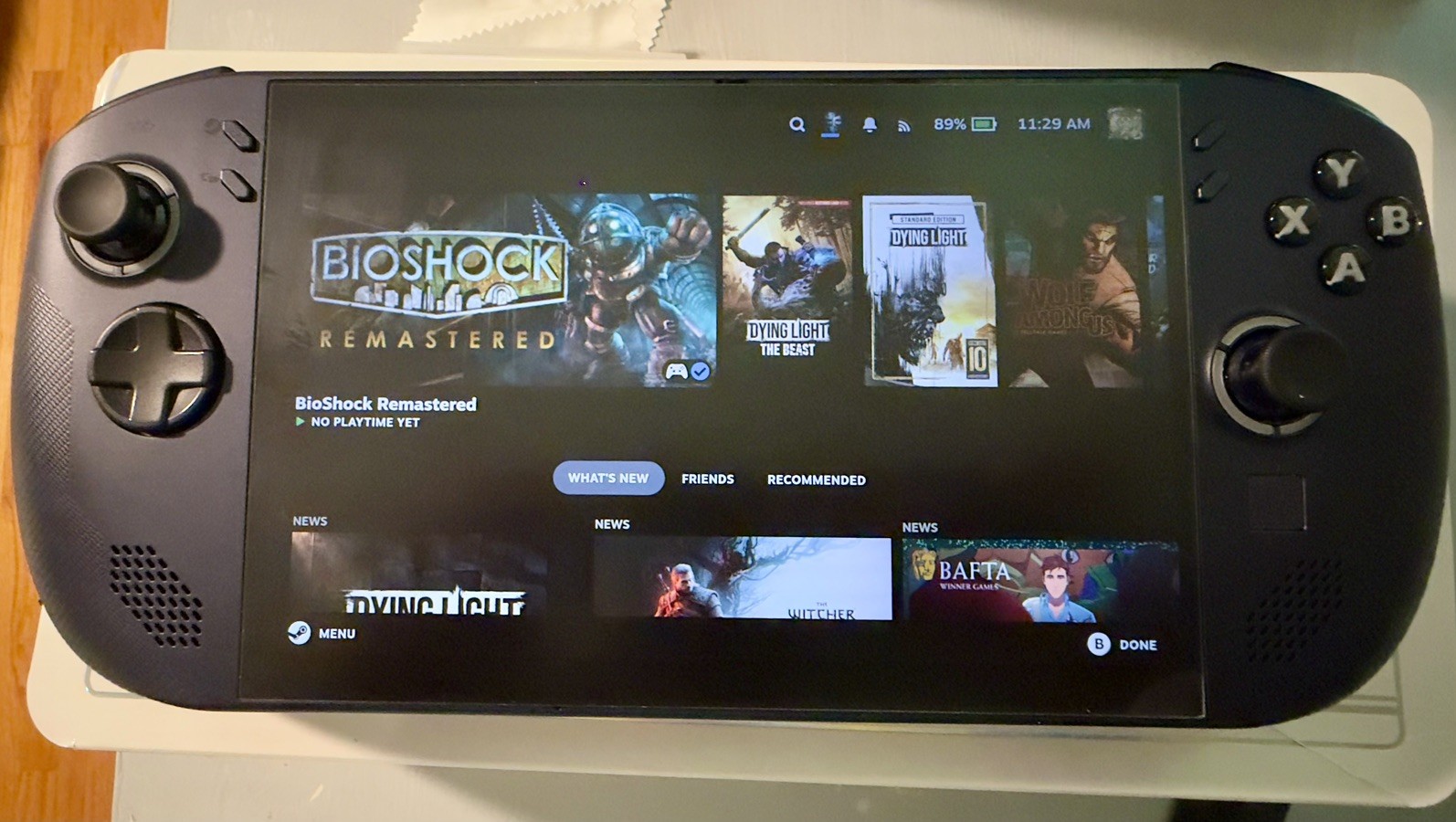 STEAM OS Lenovo Legion Go S 32GB RAM Z1 Extreme 1 TB SSD PERFECT MATTE PROTECTOR