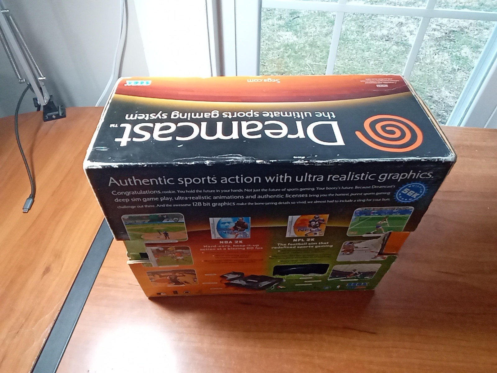 Sega Dreamcast Sports Edition Black Console Bundle NTSC USA Box + Manual TESTED