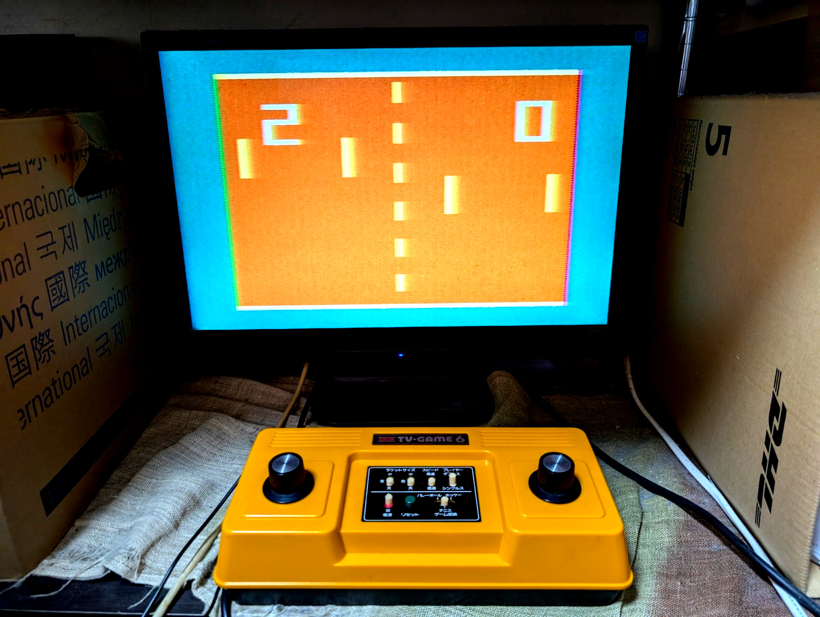 Nintendo Color TV Game 6 Console CTG-6V Japan Box Manual