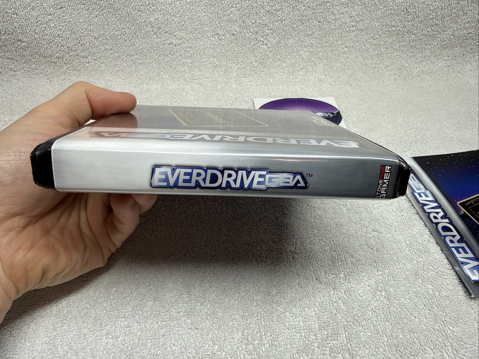 Everdrive GBA X5 Mini w/ box & manual! MINT COLOR! (No SD card) Stone Age Gamer