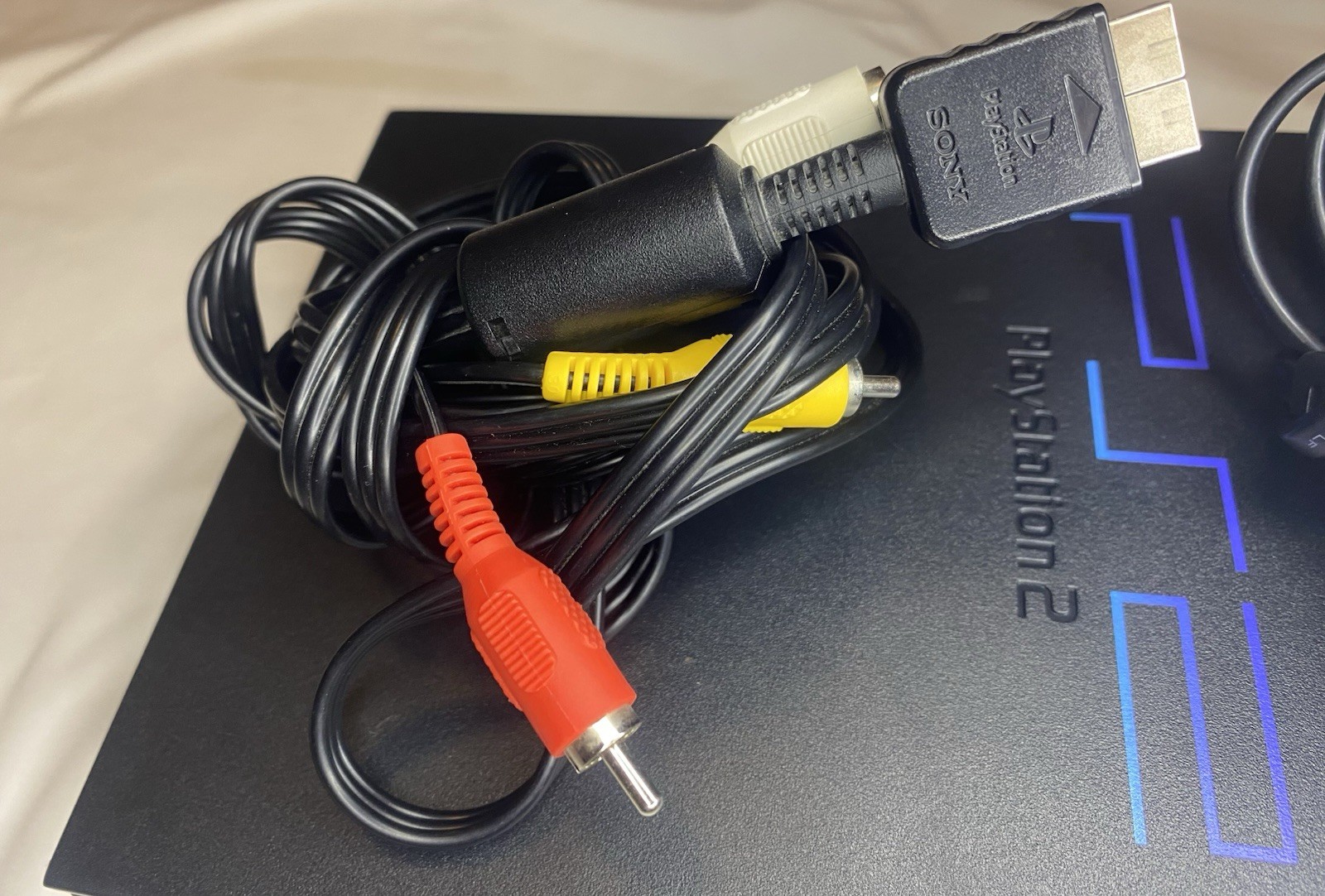 Sony PlayStation 2 Console/ Av and Power Cable