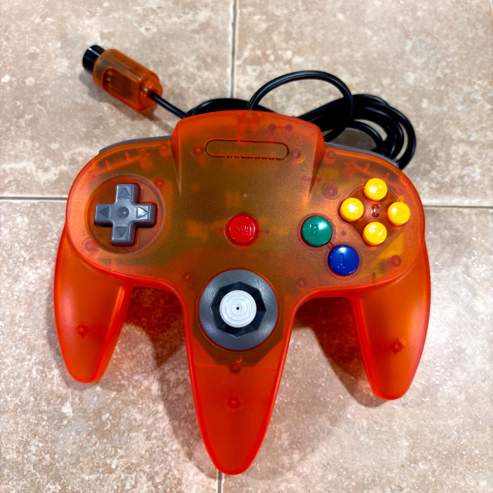 Nintendo 64 Console REGION FREE Funtastic Fire Orange Translucent Refurbished