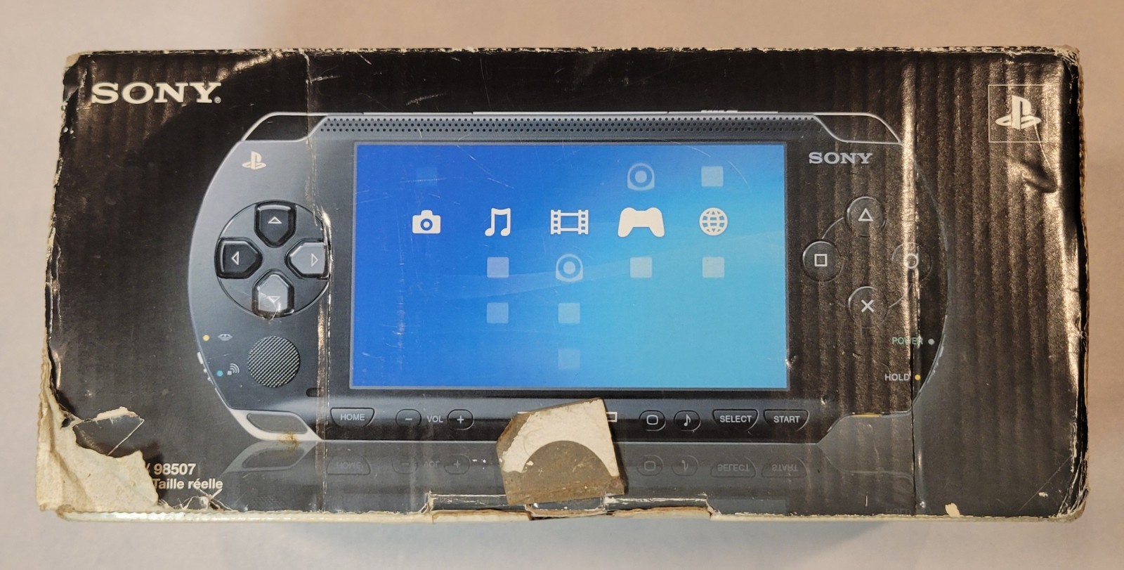 2005 Sony PlayStation Portable PSP PSP-1001 w/ Box Parts & Repair No Battery