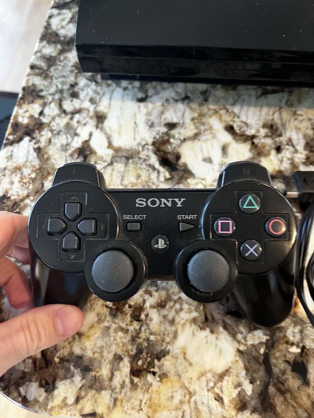 Sony PlayStation 3 PS3 CECHK01 For Parts. Includes Controller Av Cord