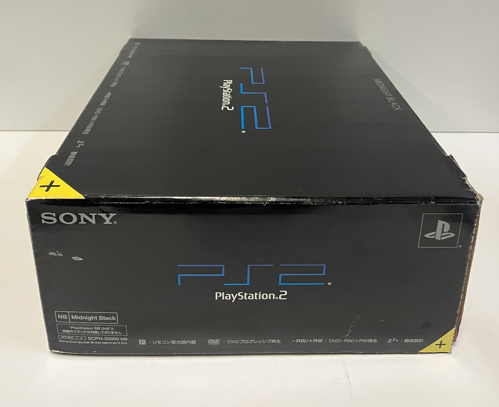 PLAYSTATION 2 MIDNIGHT BLACK CONSOLE SCPH-50000 NB JAPAN PS2 2003 TESTED