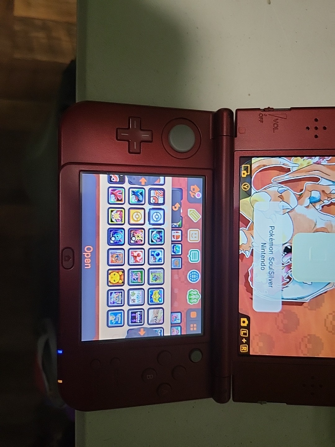 Nintendo 3DS Metallic Red Handheld Console System – Used Good