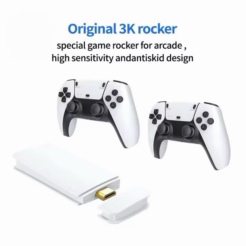 4K Retro Game Stick Built-in 20000+ Games, HDMI Output 3D Nostalgia 64g Memory