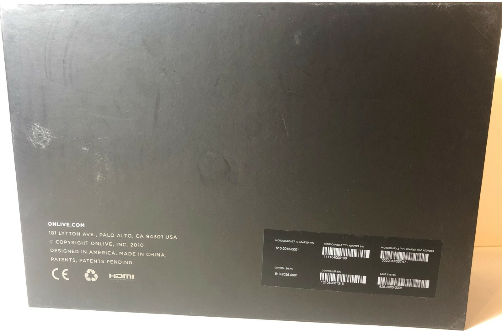Onlive Microconsole TV Adapter Gaming System