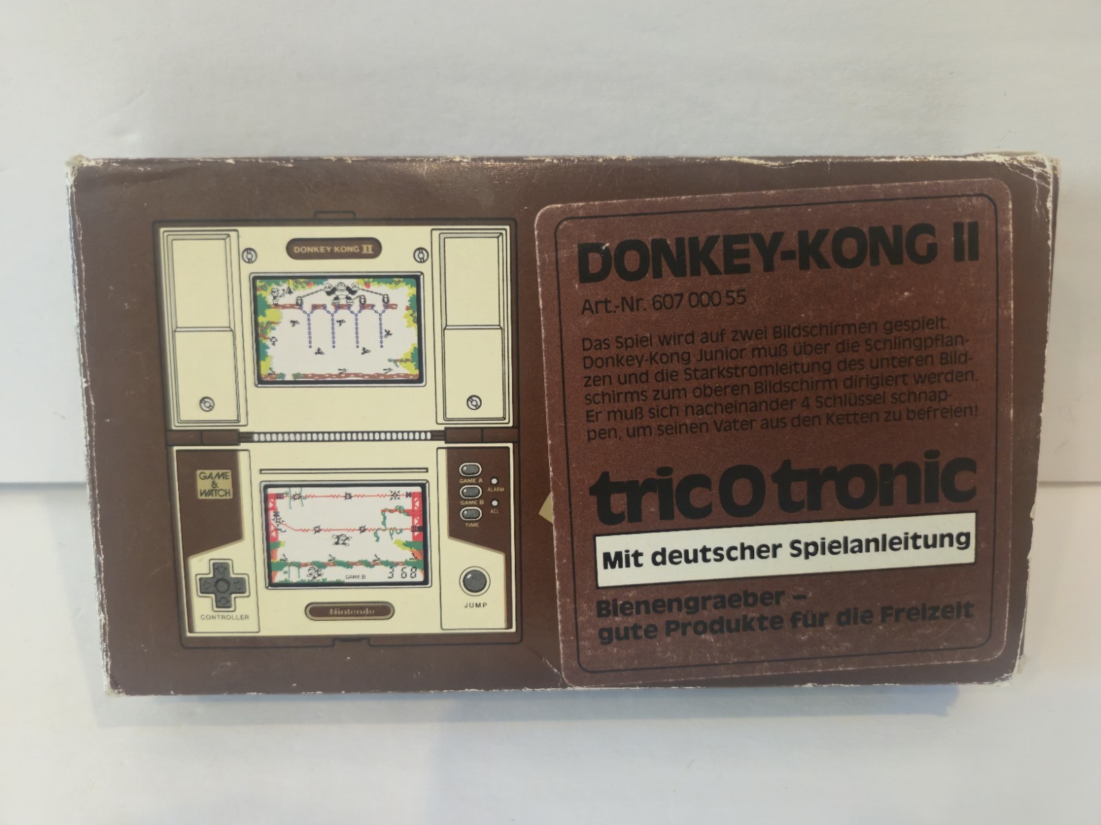 Nintendo Game & Watch Donkey Kong 2 II JR-55 Multi Screen VTG Game w/Box Manual