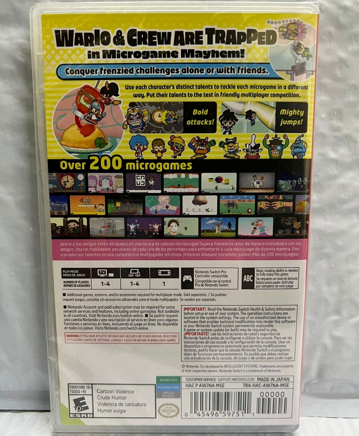 Warioware: Get It Together! Switch Sealed (Multiplayer, Party, Action) Special