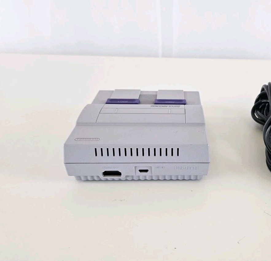 Nintendo Super NES Classic Edition Control Deck CLV-201 & Cords Tested