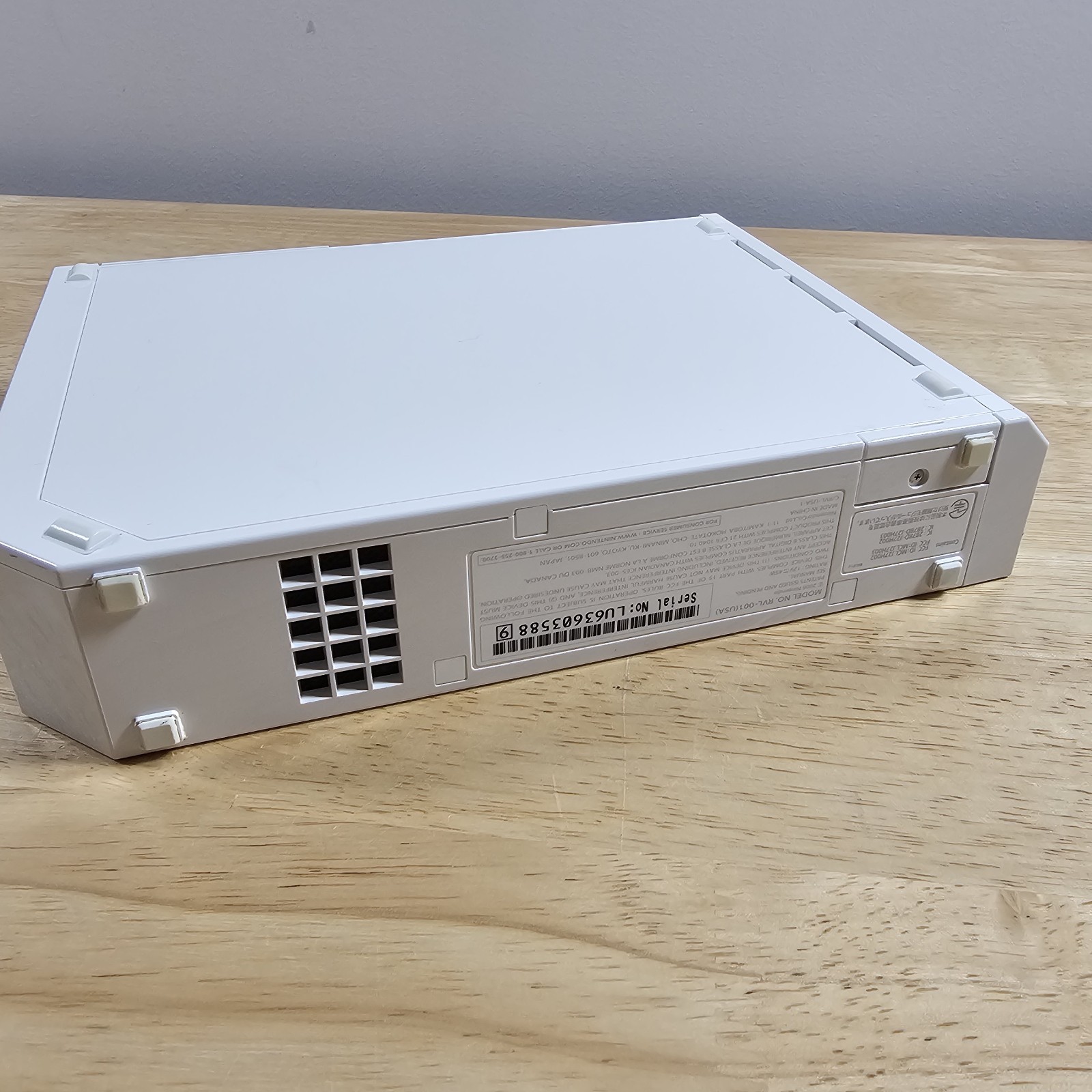 Nintendo Wii Replacement Gamecube Compatible RVL-001 Tested Works Console ONLY