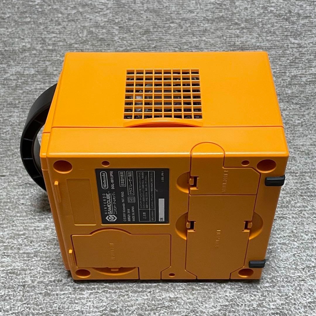 Nintendo GameCube Console Orange DOL-001 w/ Controller AV & Power Cable