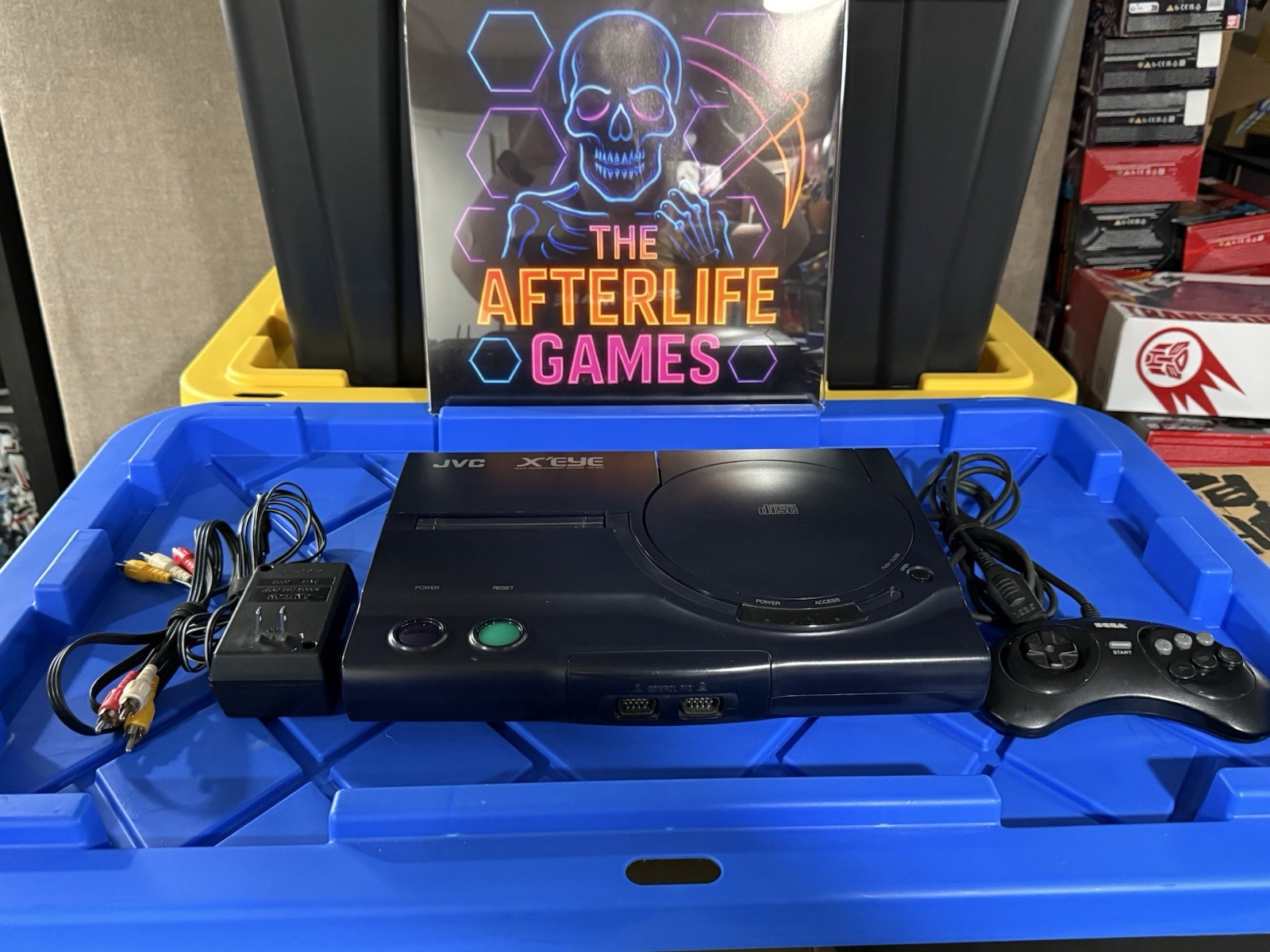 JVC X’Eye Sega Genesis Console Black with Controller and Cables, 1994