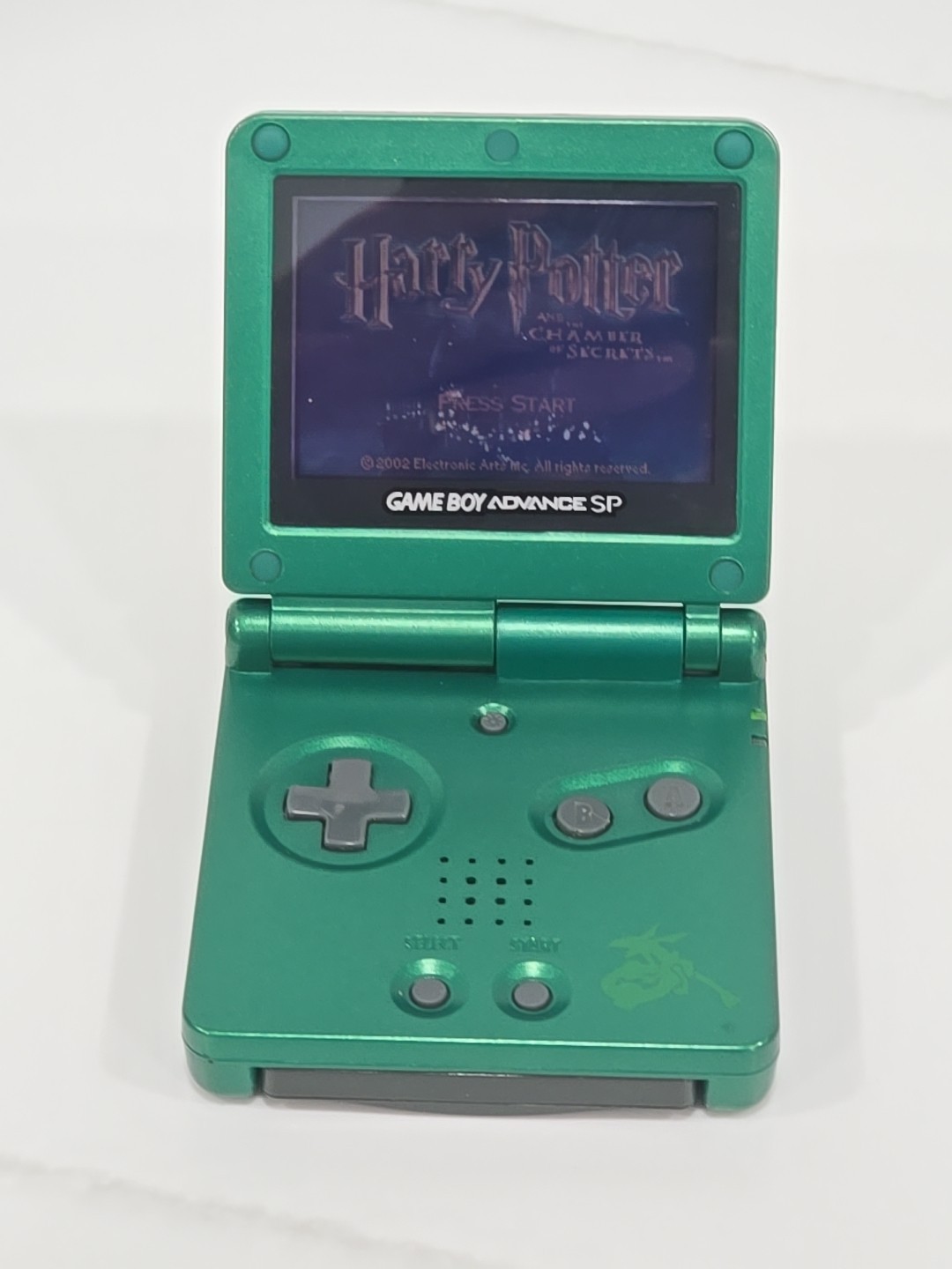Nintendo Game Boy Advance SP Rayquaza Pokemon Console AGS-001 + 2 Harry Potters