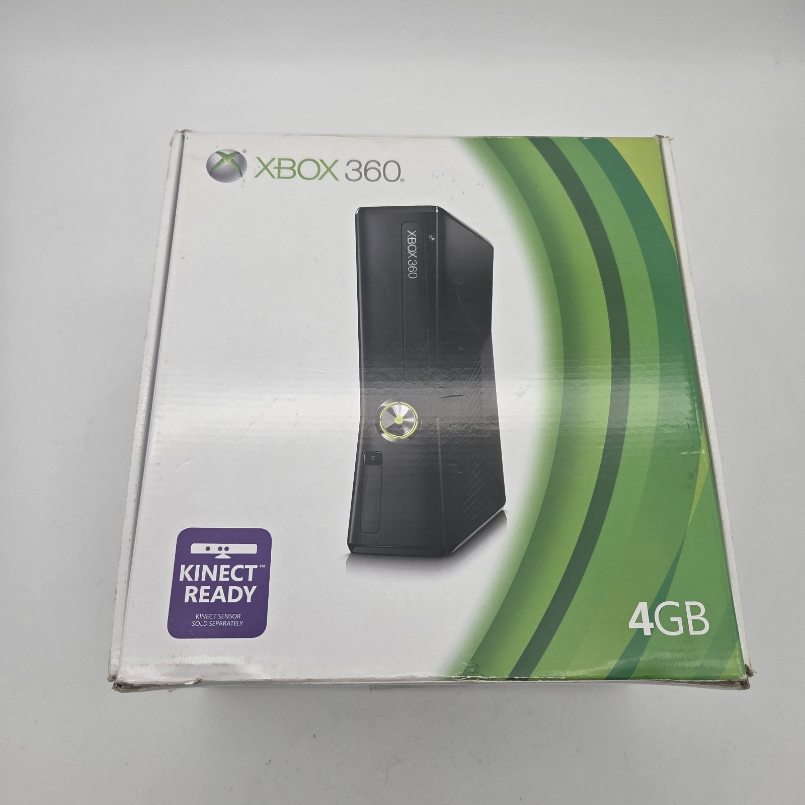 Microsoft Xbox 360 Slim 4GB Black Matte Console Model 1439 Complete In Box VGC