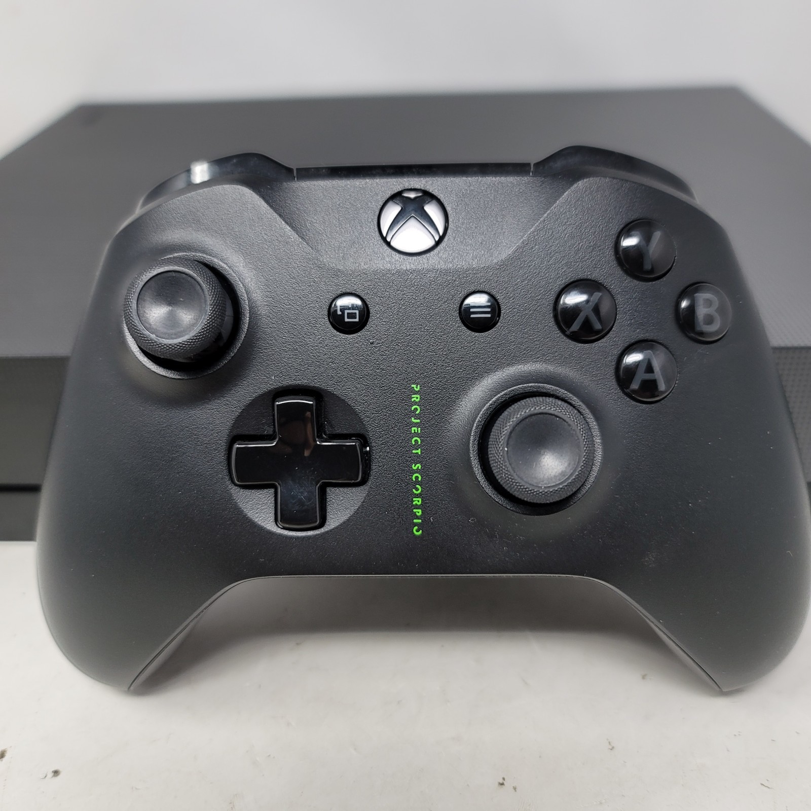 Microsoft Xbox One X Project Scorpio Edition 1TB Console Black Power ON Then OFF
