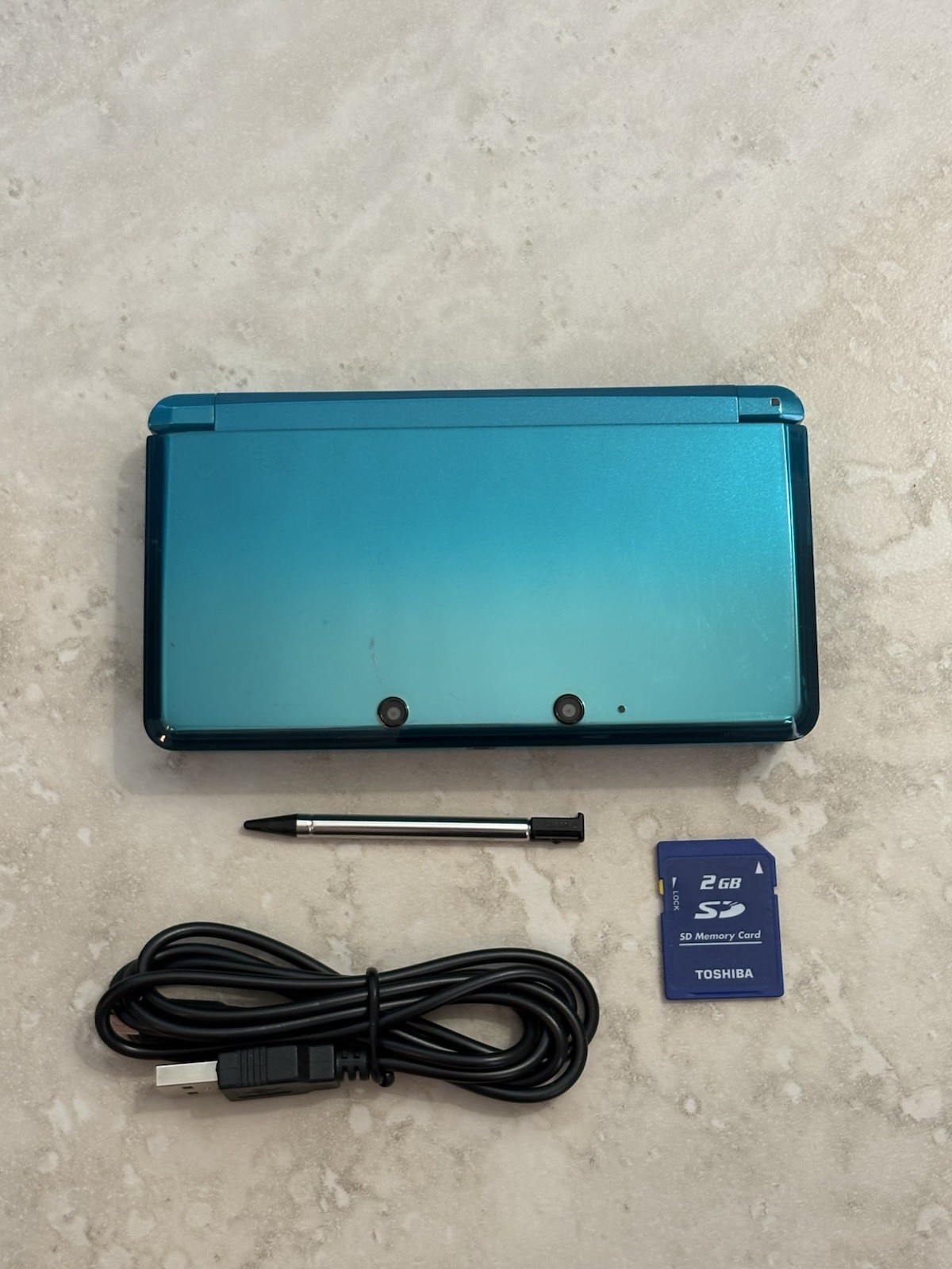 Nintendo 3DS Console Blue Edition With Charger US SELLER Read Description