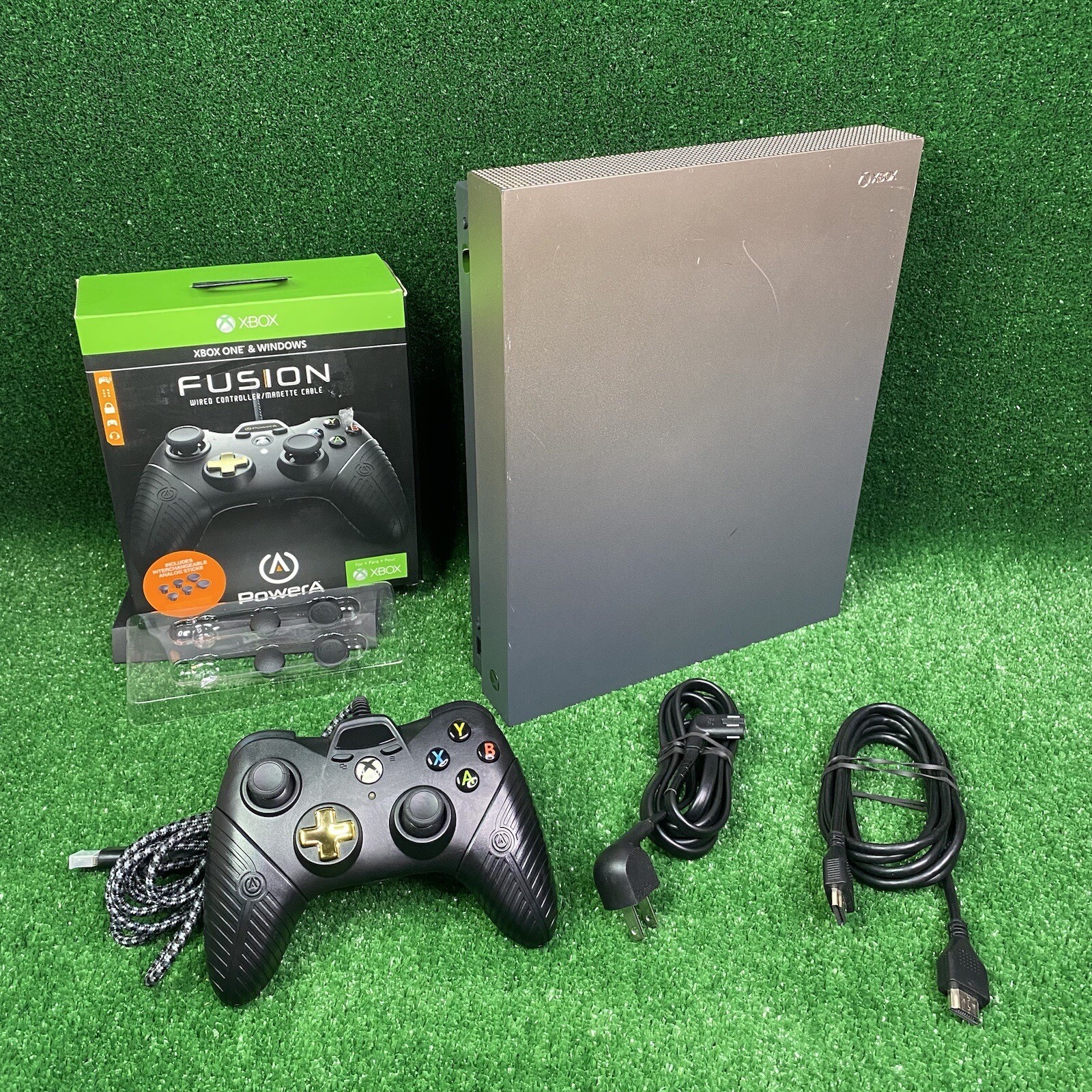 Microsoft Xbox One X 1787 Gold Rush Limited Edition 1TB Console W/Controller