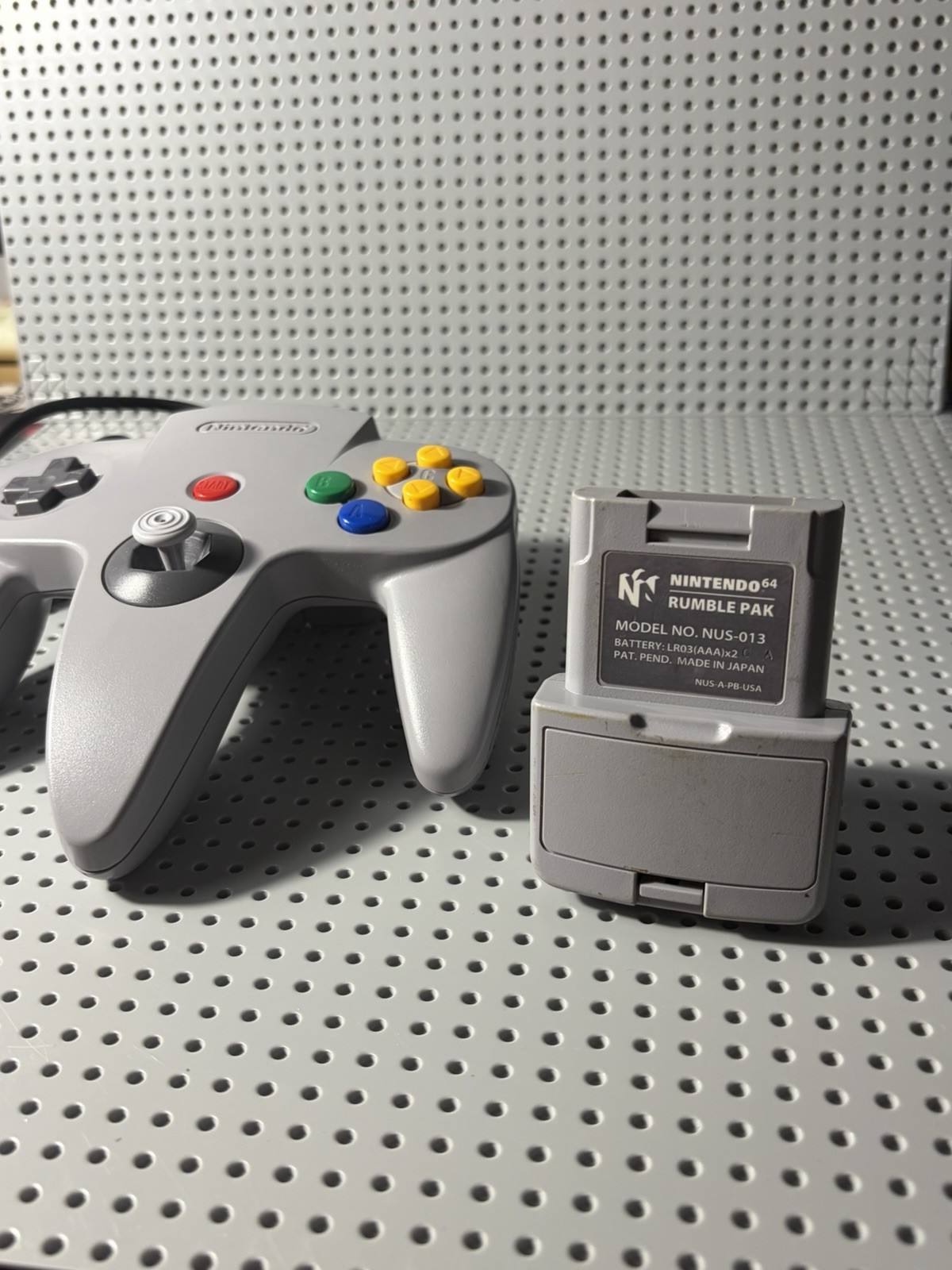 Nintendo 64 Console W Jumper Pack – Controller W Rumble Pack – All Wires Tested