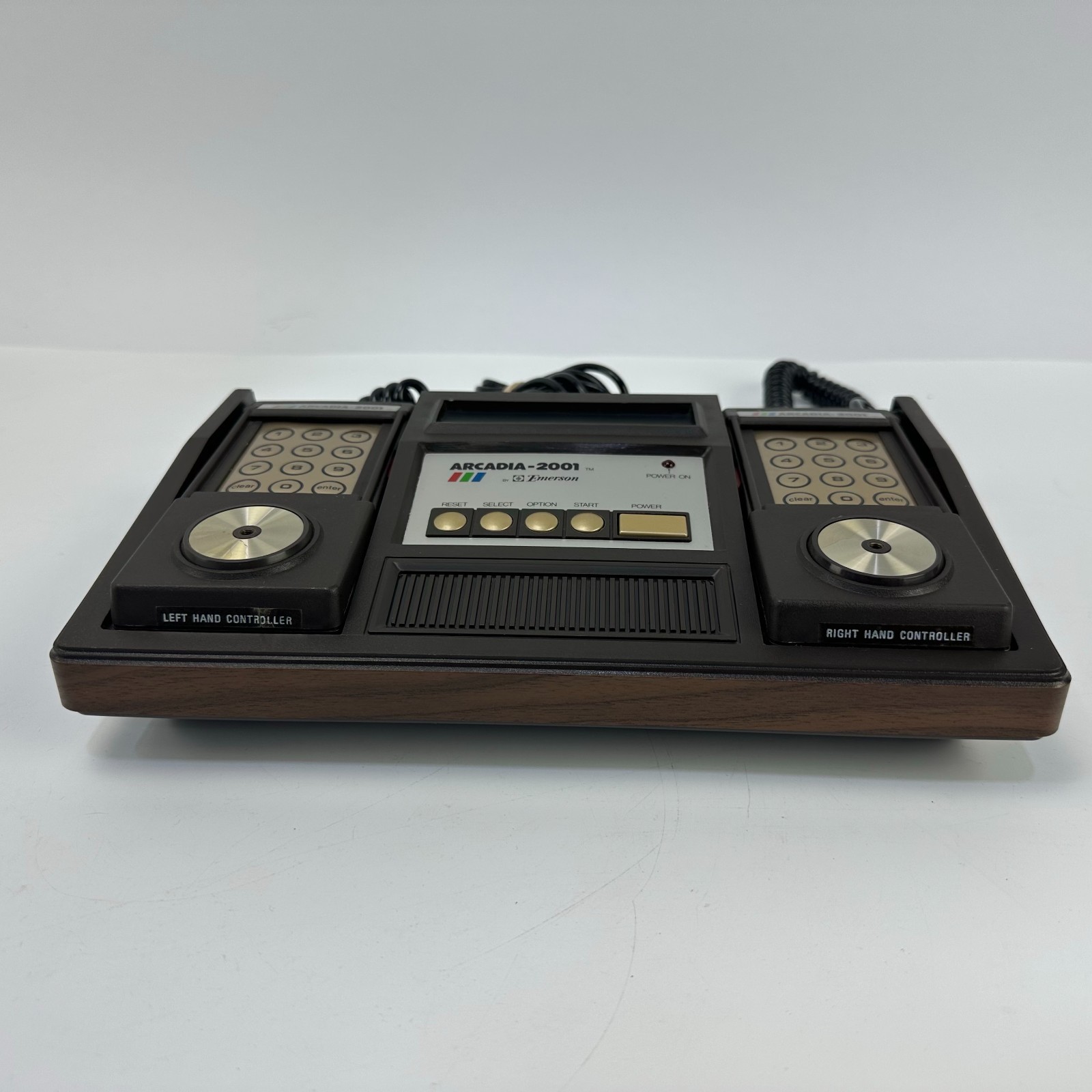 Arcadia 2001 System Console Tested Working w/ 2 Controllers & Cables