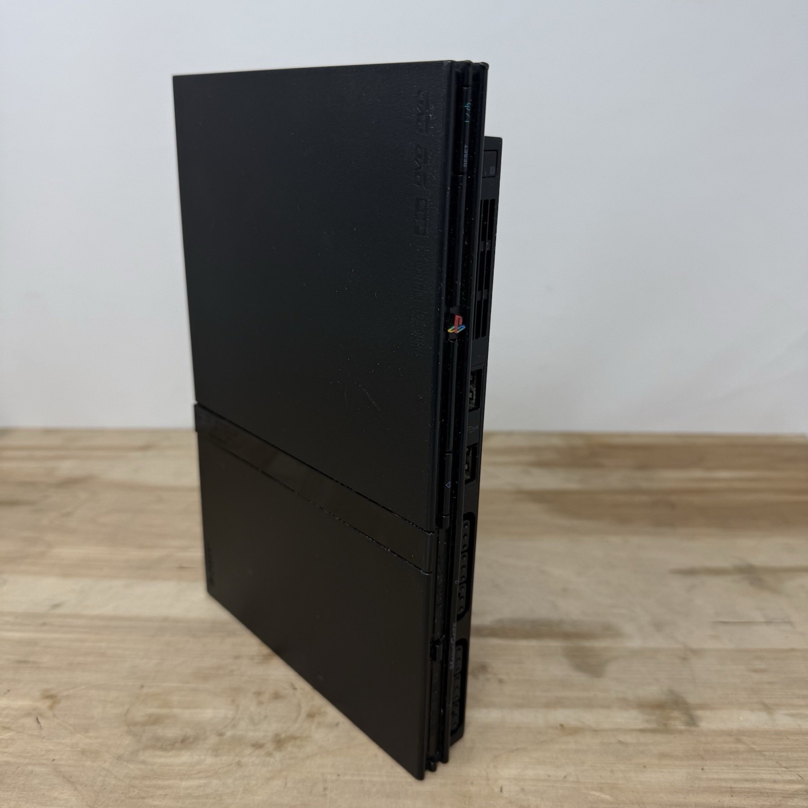 PS2 Slim SCPH-77001 Console W/ Power + AV Cables & Controller Tested Working